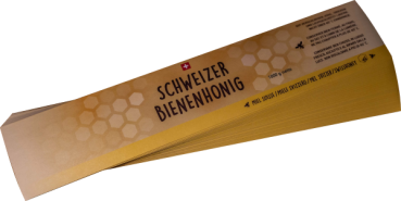 VSI-Honigetiketten gummiert gelb neu 250 g 100 Stk.